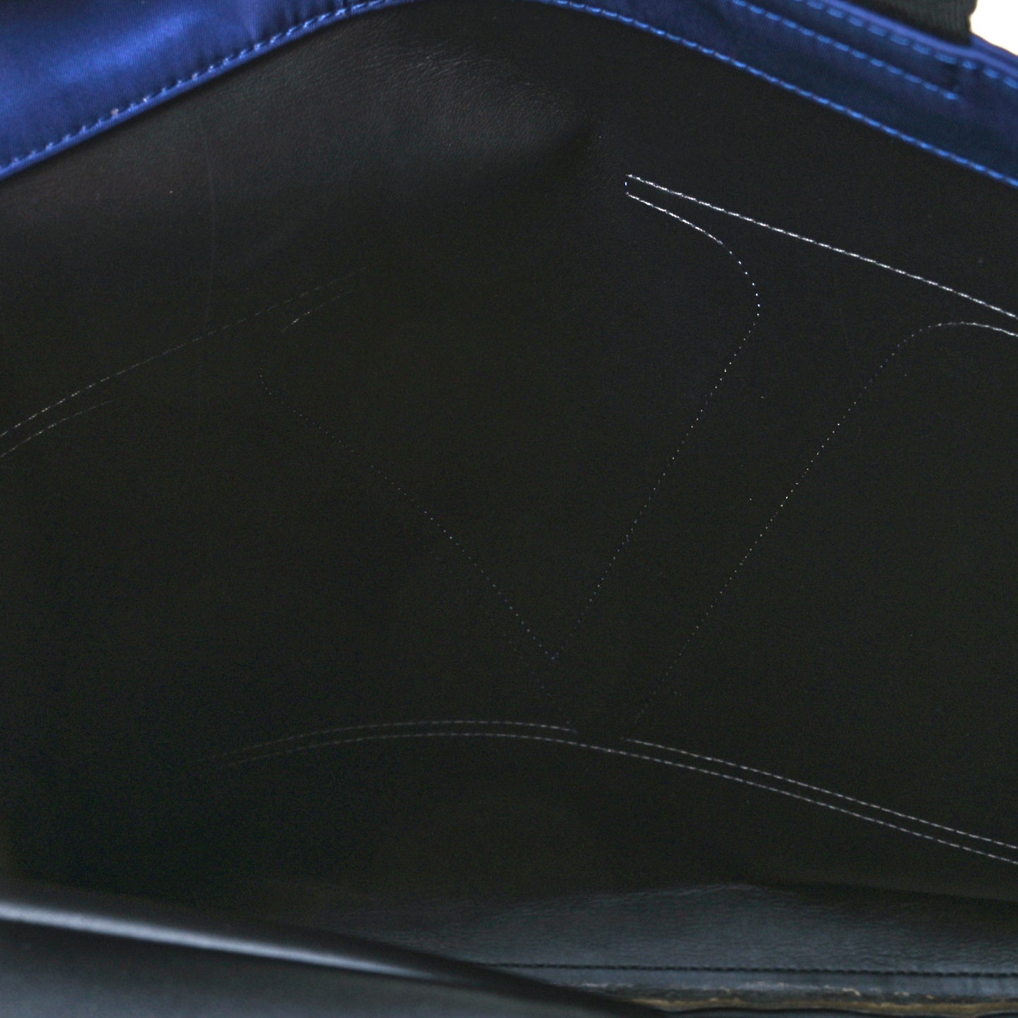 Canvas VLogo Reversible Tote Blue