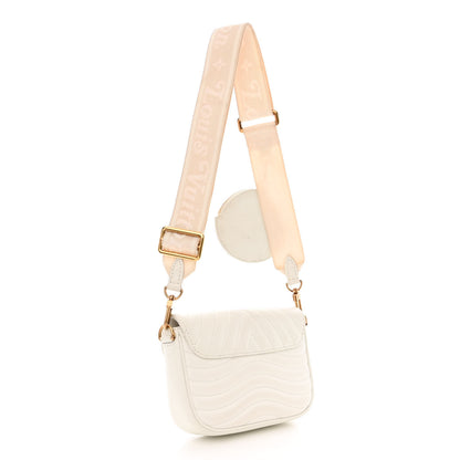 Louis Vuitton Calfskin New Wave Multi Pochette Snow 3 of 13