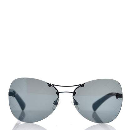 Chanel Pilot Aviator Sunglasses 4218 Blue 2 of 8