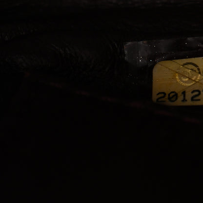 Chanel Lambskin Chevron Quilted Camera Case Black 7 of 11