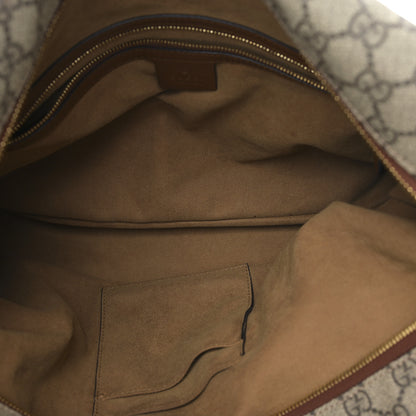 Gucci GG Supreme Monogram Large Linea A Hobo Light Brown 5 of 9