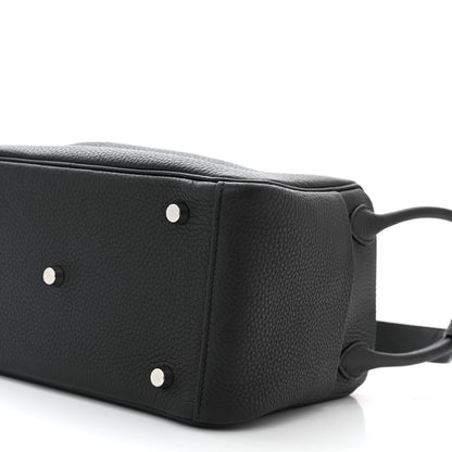 Hermes Taurillon Clemence Lindy 26 Black 10 of 11