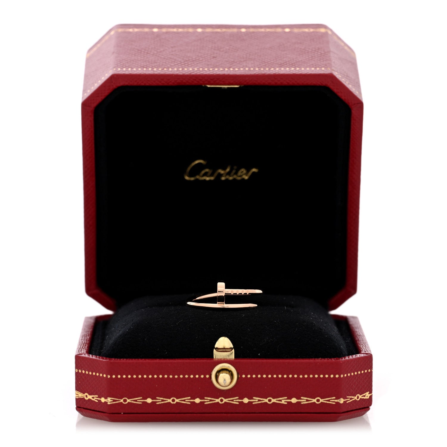 Cartier 18K Pink Gold Small Juste Un Clou Ring 50 5.5 5 of 5