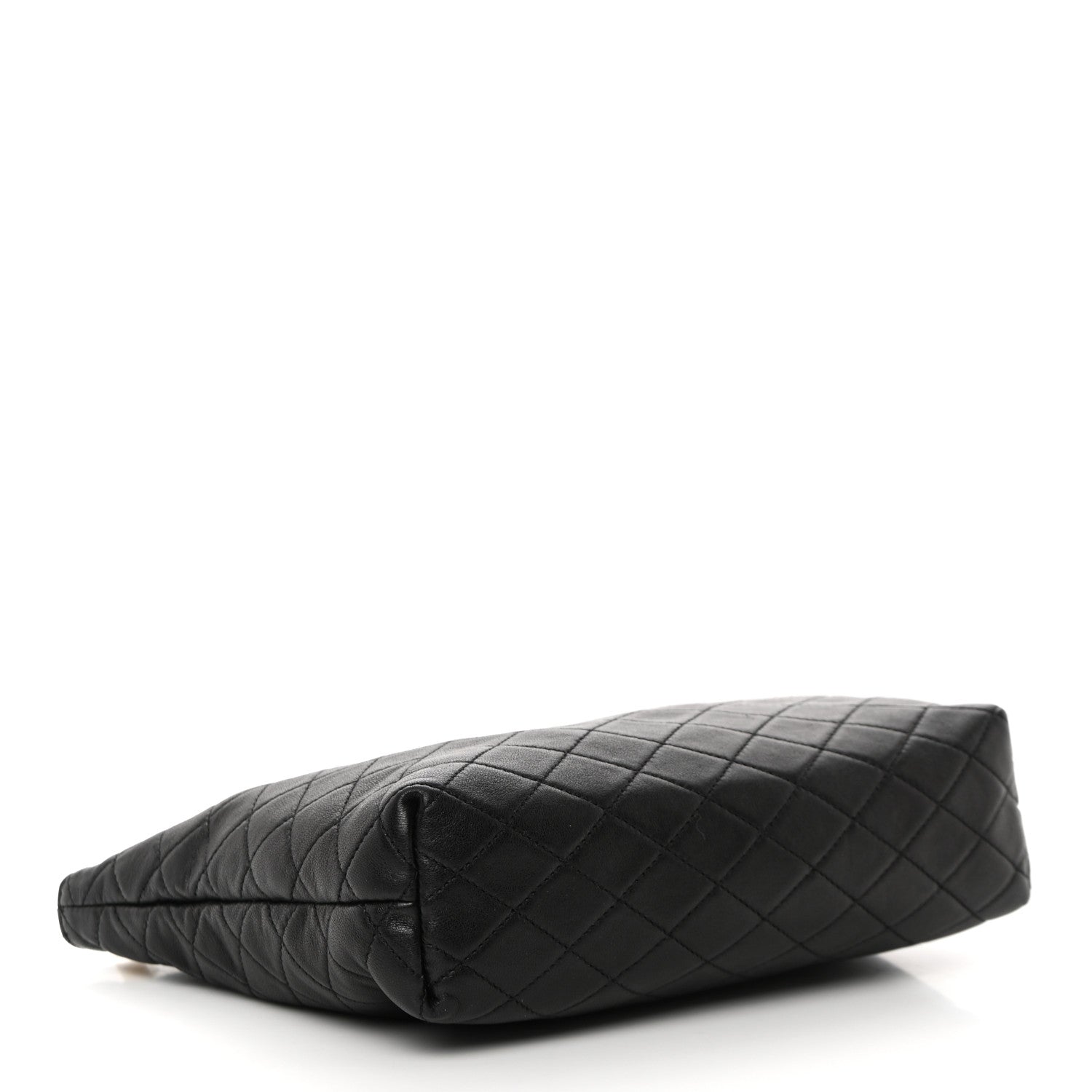 Saint Laurent Lambskin Quilted Gaby Cosmetic Pouch Black 4 of 12