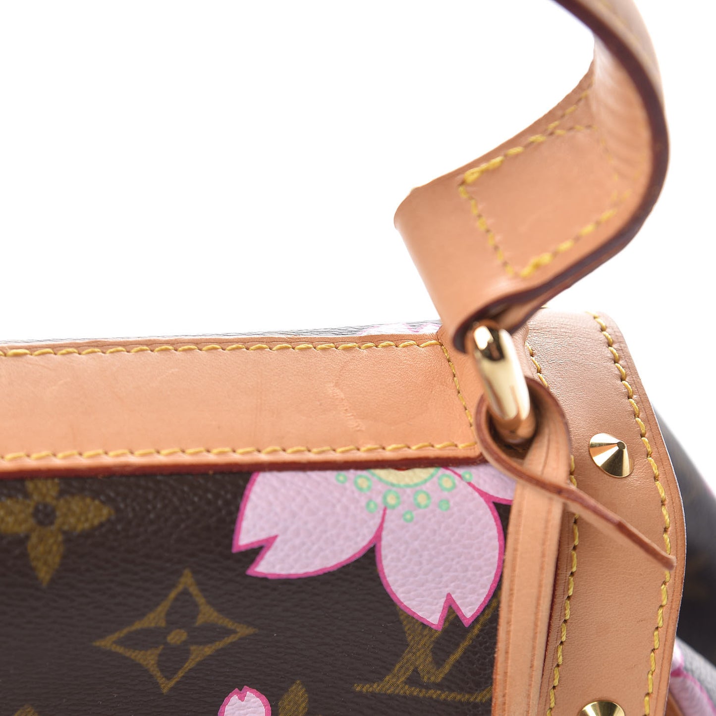 Monogram Cherry Blossom Sac Retro Bag Brown