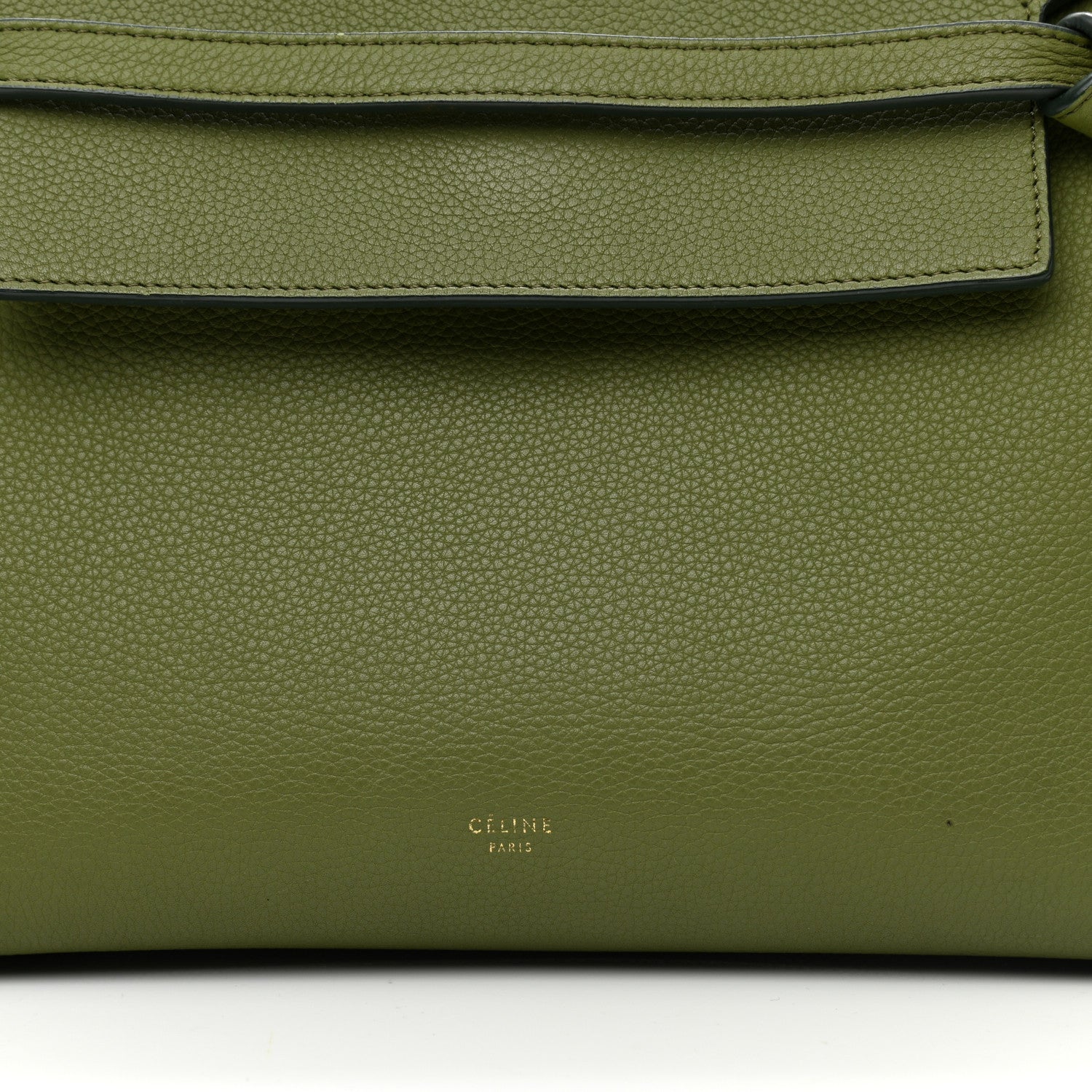 Celine Baby Grained Calfskin Mini Belt Bag Green 6 of 9