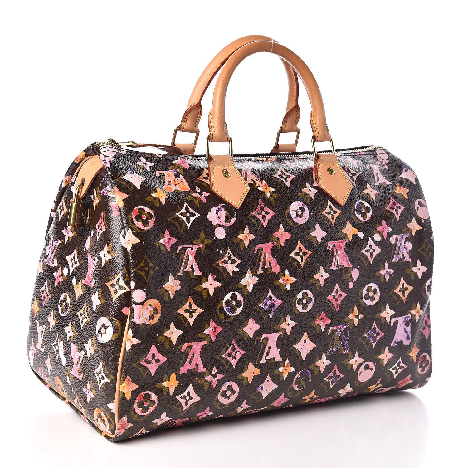 Louis Vuitton Watercolor Aquarelle Speedy 35 Brown 3 of 10