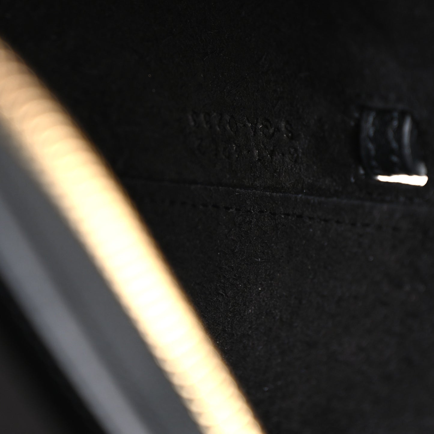Grained Calfskin Nano Belt Bag Black