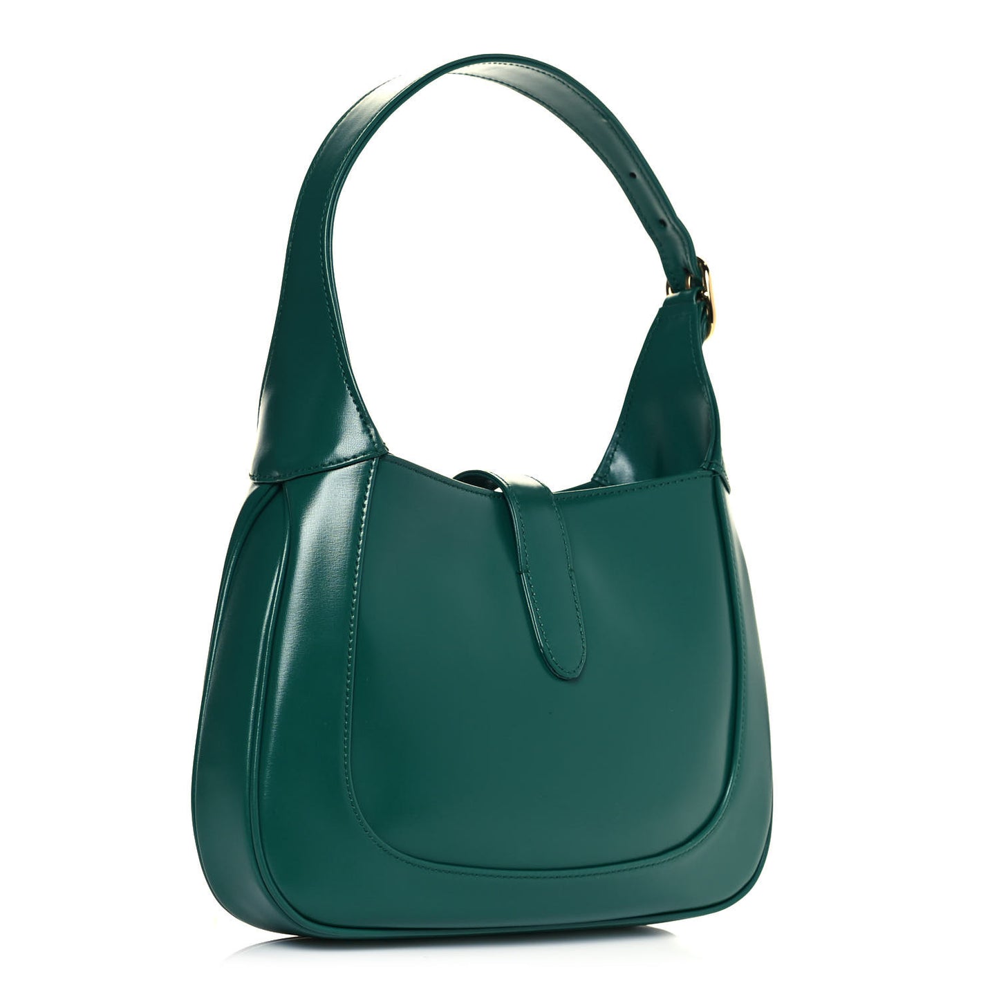 Boarded Dyana Lux Calfskin Small Jackie 1961 Hobo Emerald