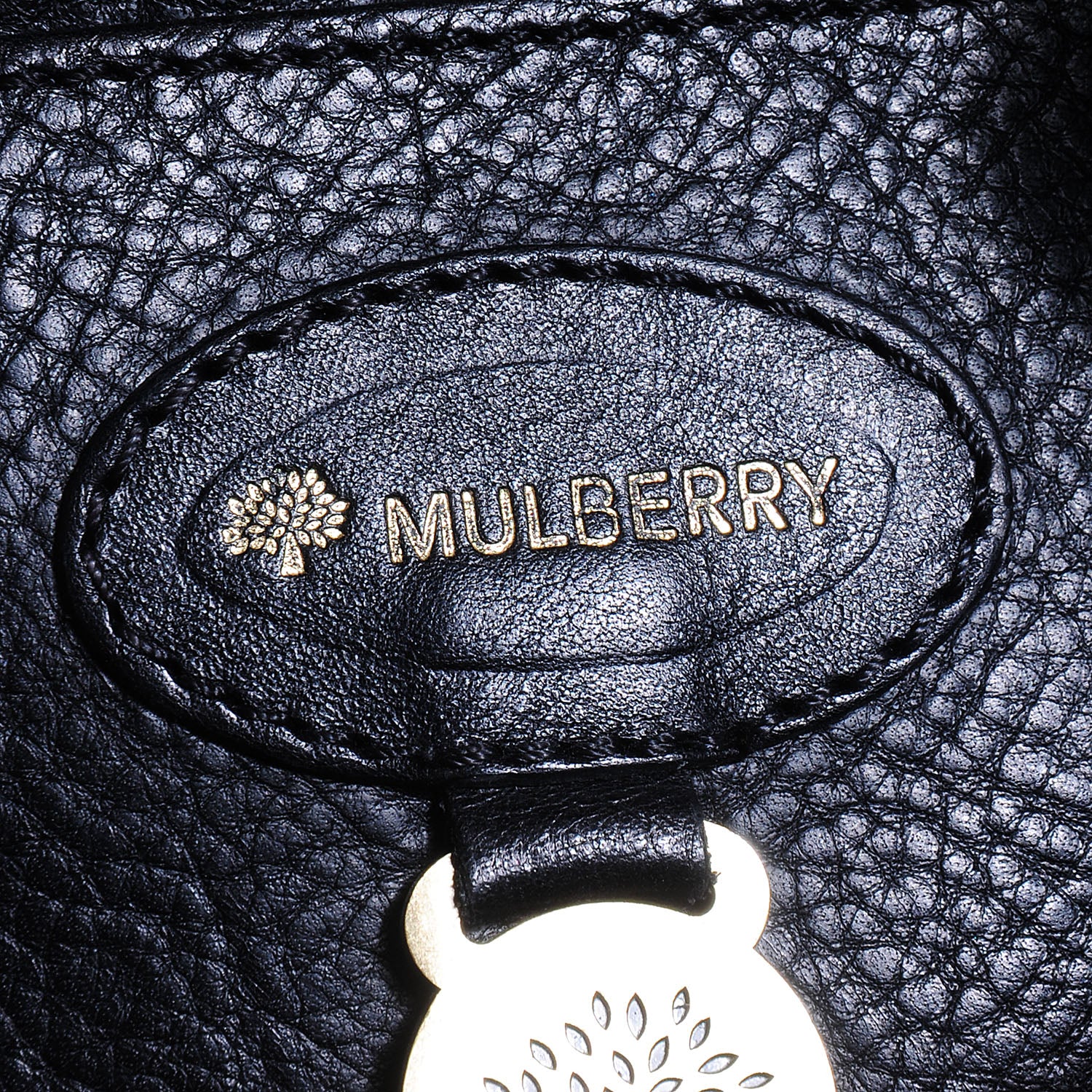 Mulberry Natural Leather Bayswater Black 6 of 9
