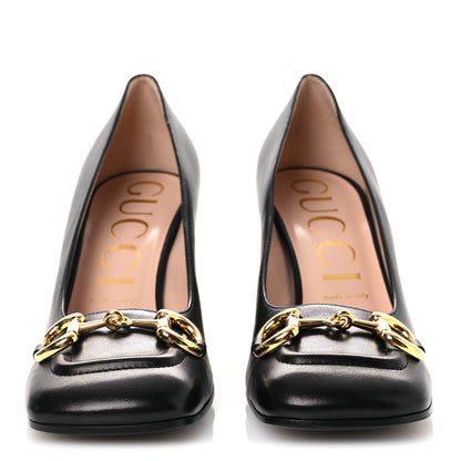 Gucci Malaga Kid Horsebit 75mm Pumps 40 Black 3 of 11