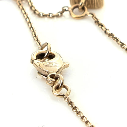 Chanel Crystal Charm CC Bracelet Gold 3 of 4