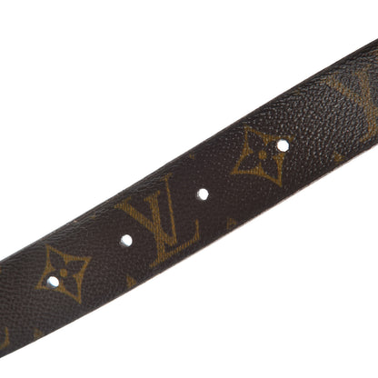 Louis Vuitton Monogram Ceinture Belt Silver Buckle 44 110 7 of 11
