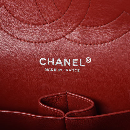 Chanel Caviar Quilted Jumbo Double Flap Red 6 of 12
