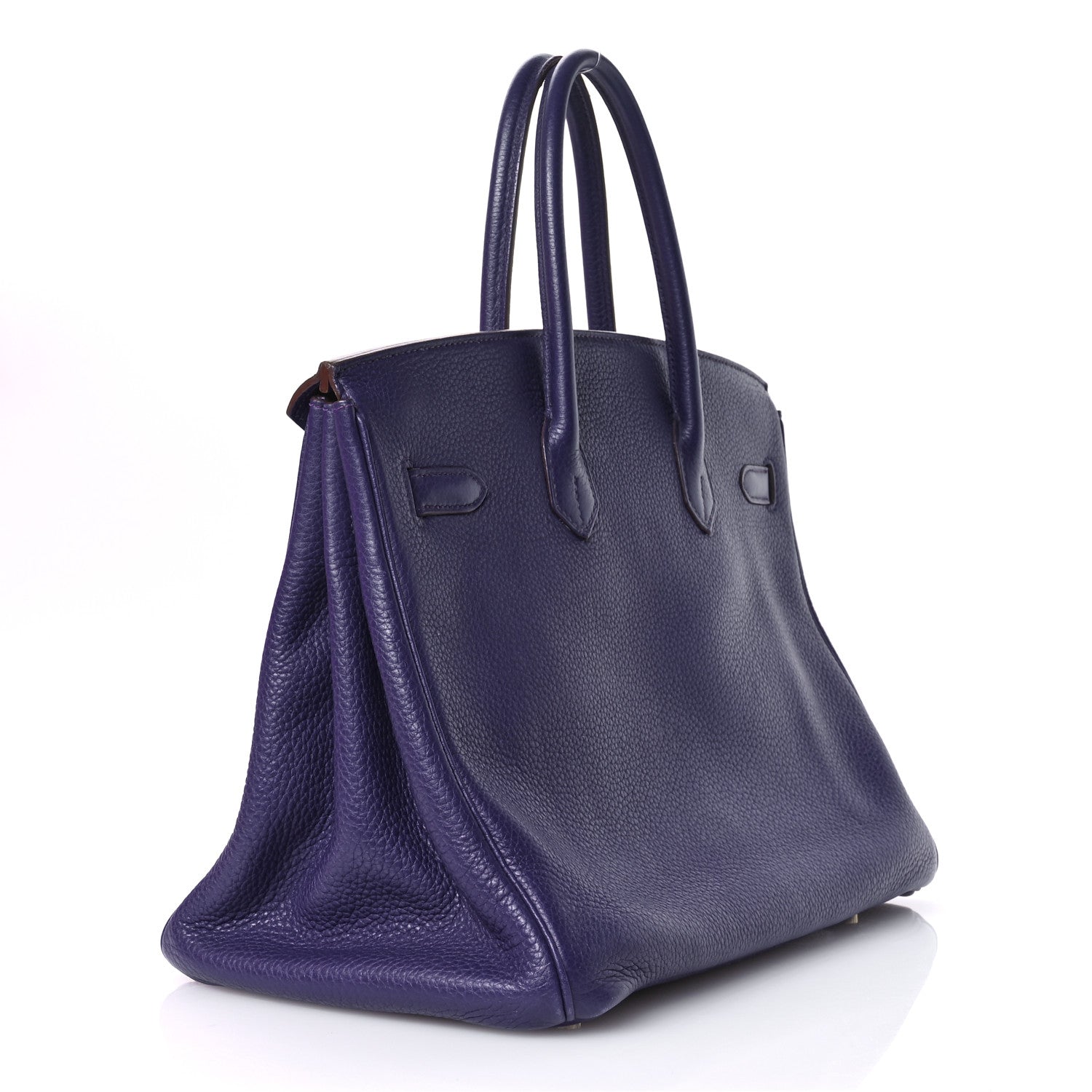 Hermes Taurillon Clemence Birkin 35 Iris 3 of 10
