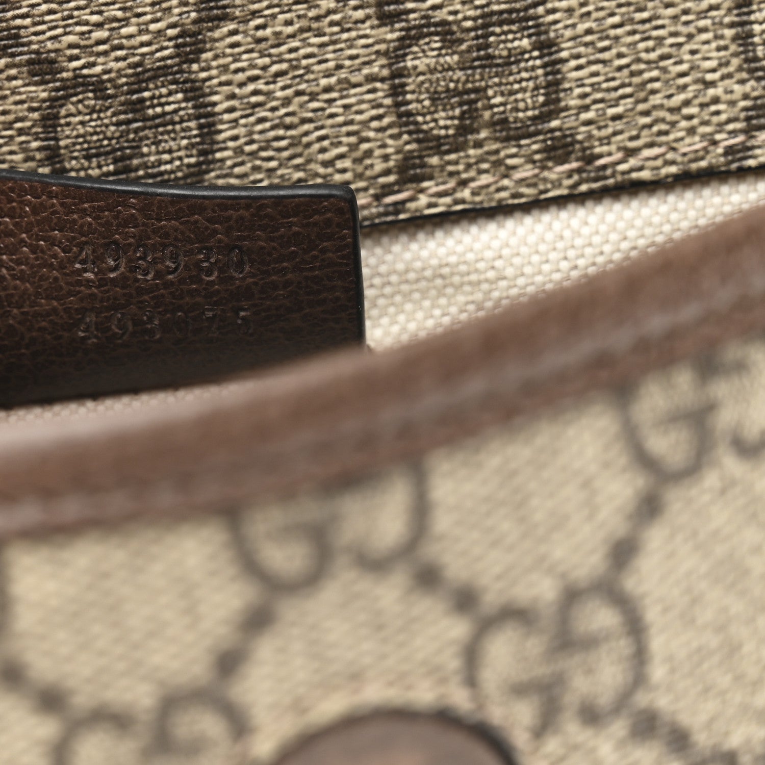 Gucci GG Supreme Monogram Neo Vintage Web Belt Bag Brown 7 of 10