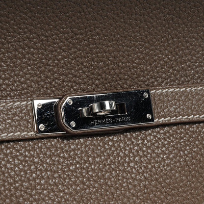 Hermes Taurillon Clemence Jypsiere 28 Etoupe 8 of 9