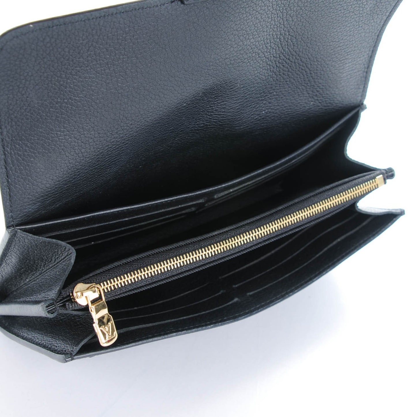 Calfskin Lockme Wallet Black