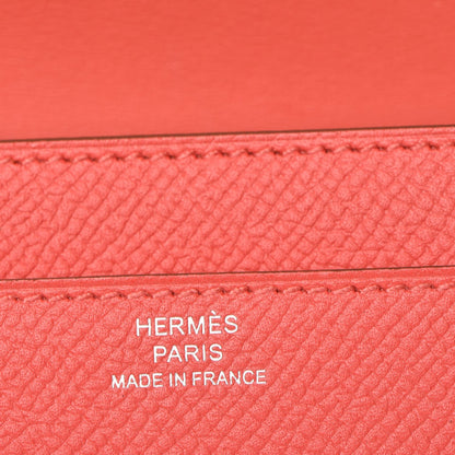 Hermes Epsom Constance Long Wallet Peony 6 of 13