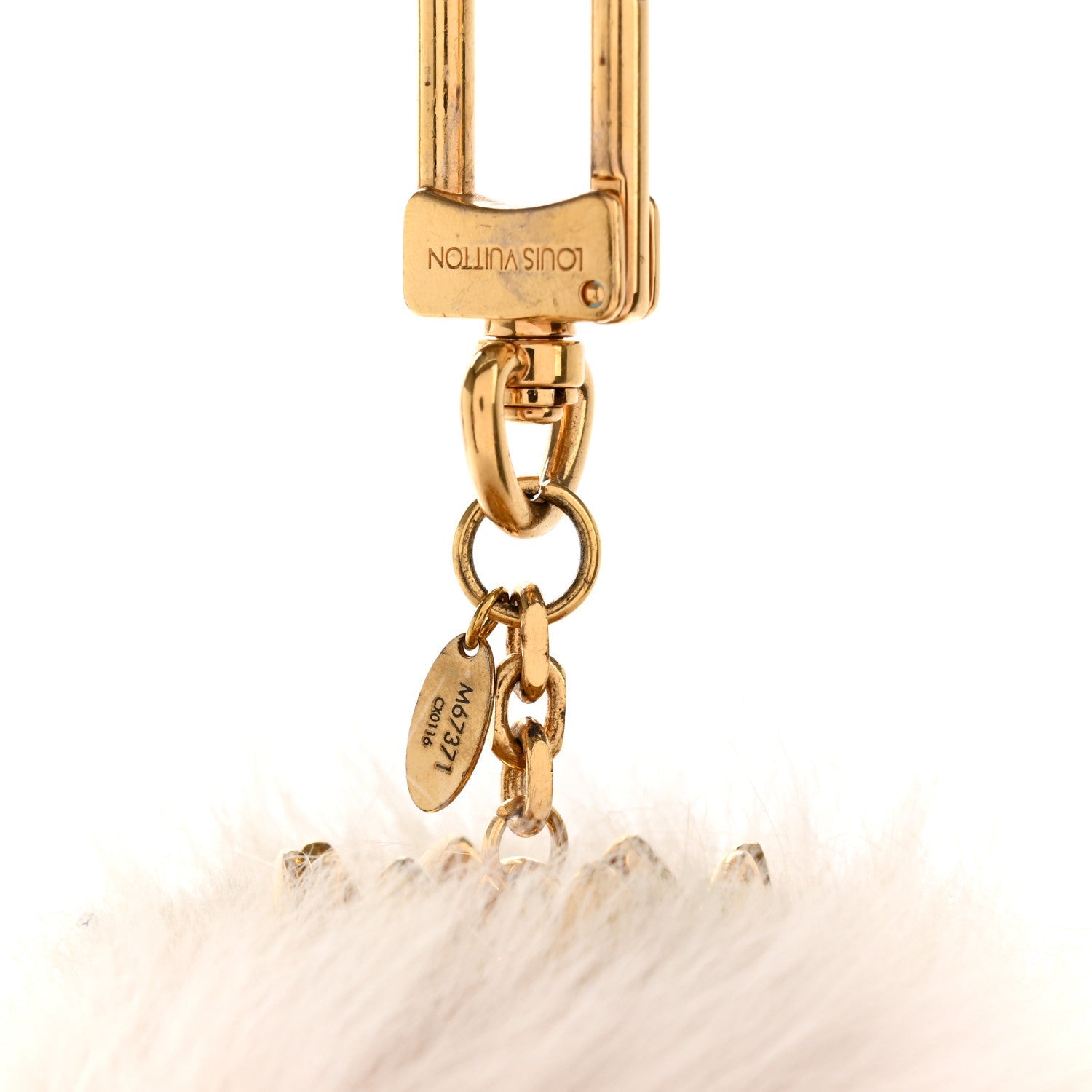Louis Vuitton Fuzzy Bubble Bag Charm Light Pink 4 of 5
