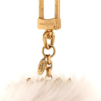 Louis Vuitton Fuzzy Bubble Bag Charm Light Pink 4 of 5