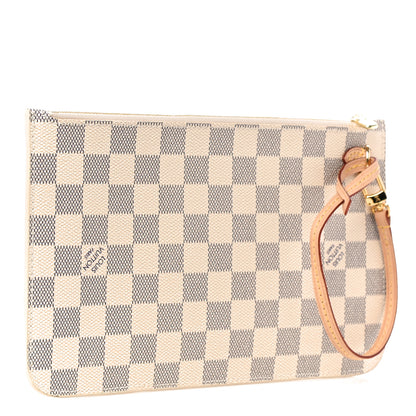 Louis Vuitton Damier Azur Neverfull MM GM Pochette 3 of 10
