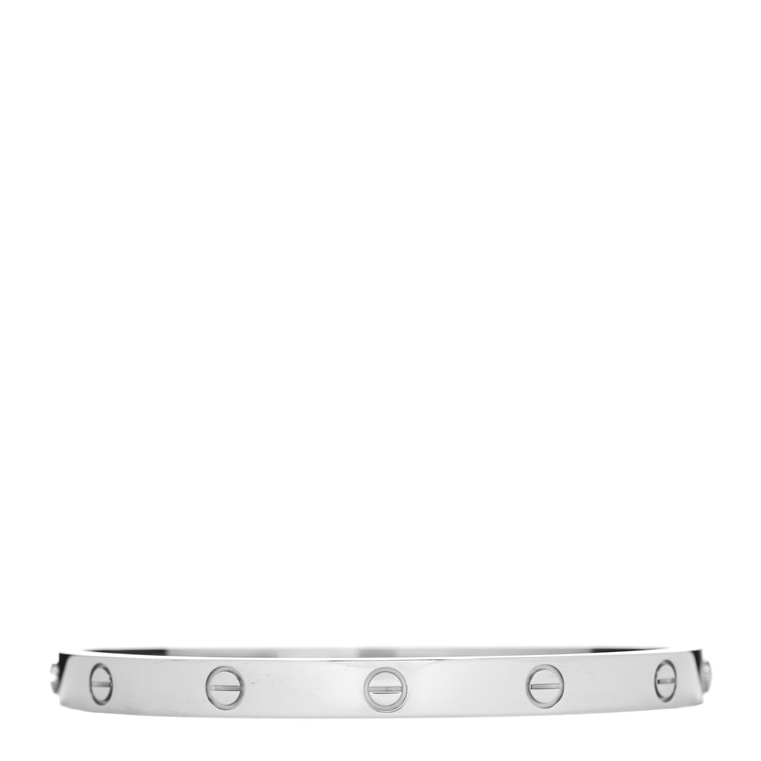 Cartier 18K White Gold LOVE Bracelet 20 1 of 4