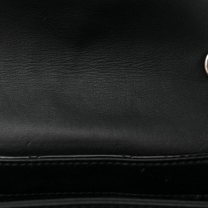Chanel Patent Quilted Hamptons Flap Bag Black 11 of 12