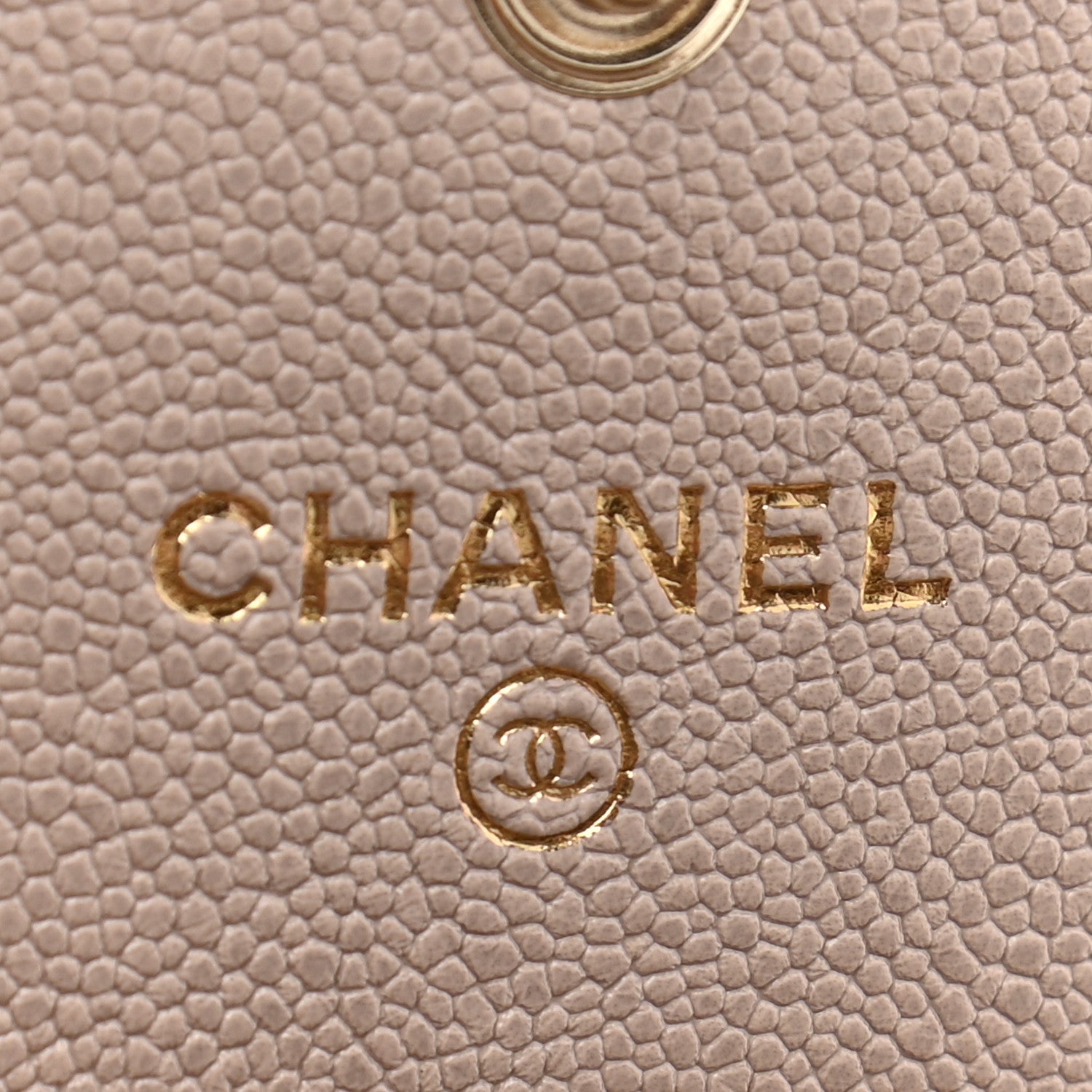 Chanel Caviar Quilted Boy Card Holder Wallet Beige 6 of 9
