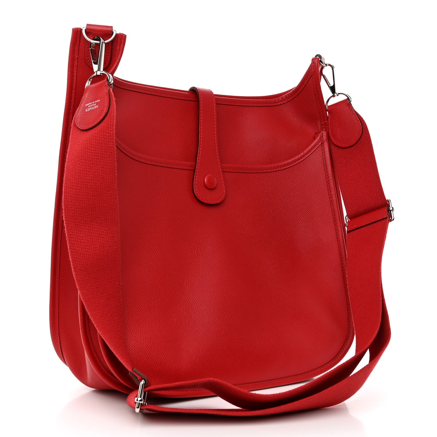 Hermes Epsom Evelyne III GM Rouge Casaque 2 of 11