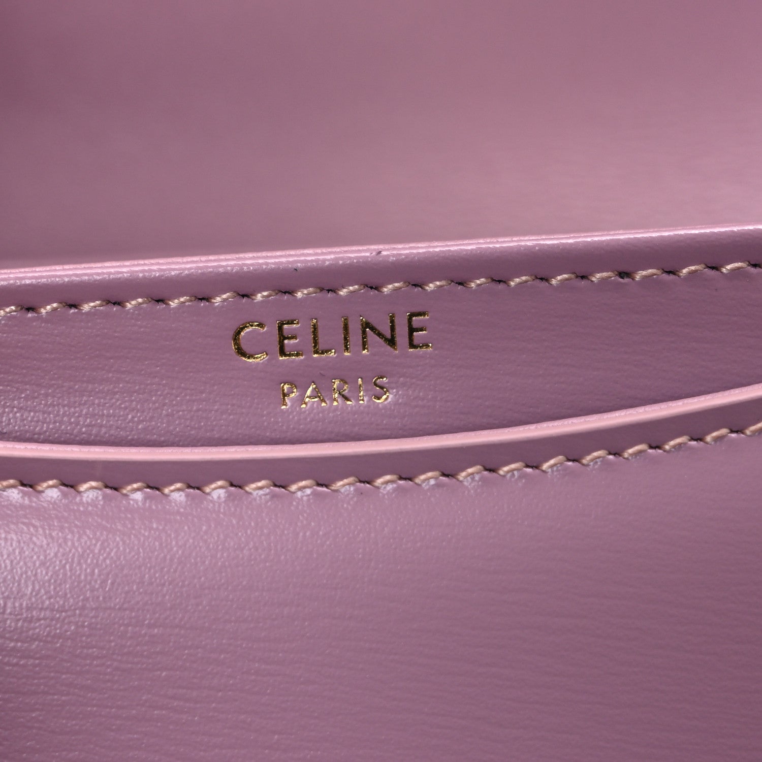 Celine Shiny Calfskin Triomphe Mini Besace Clea Pastel Pink 6 of 12
