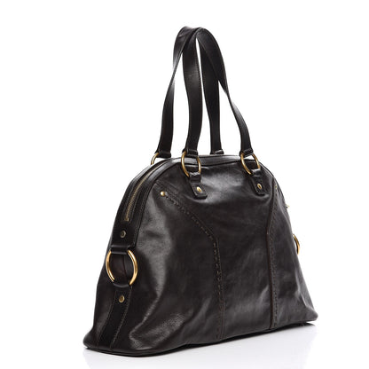 Saint Laurent Calfskin Large Muse Dark Brown 3 of 17