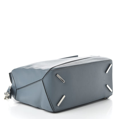 Loewe Calfskin Medium Puzzle Bag Stone Blue 4 of 11
