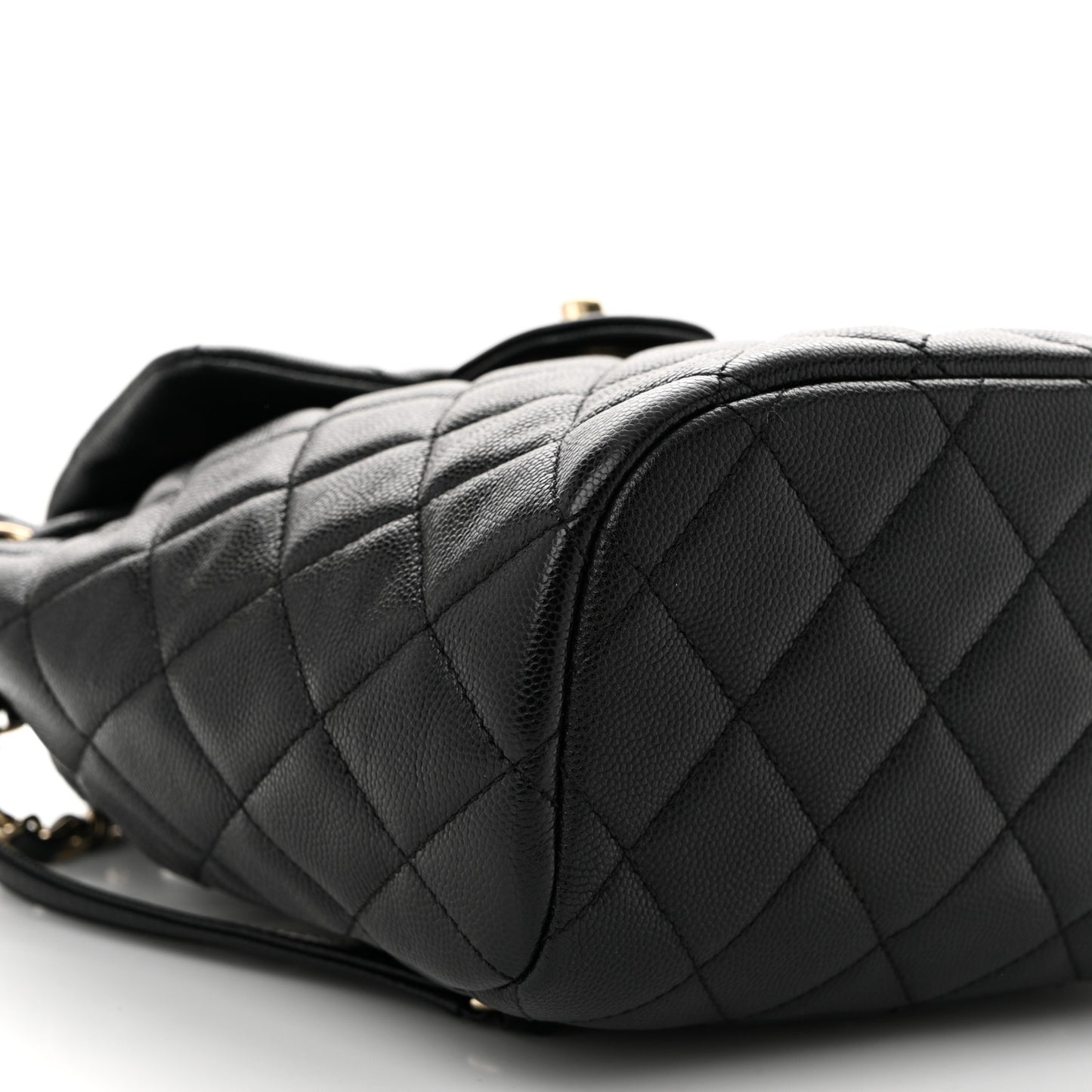Caviar Quilted Mini Urban Spirit Backpack Black