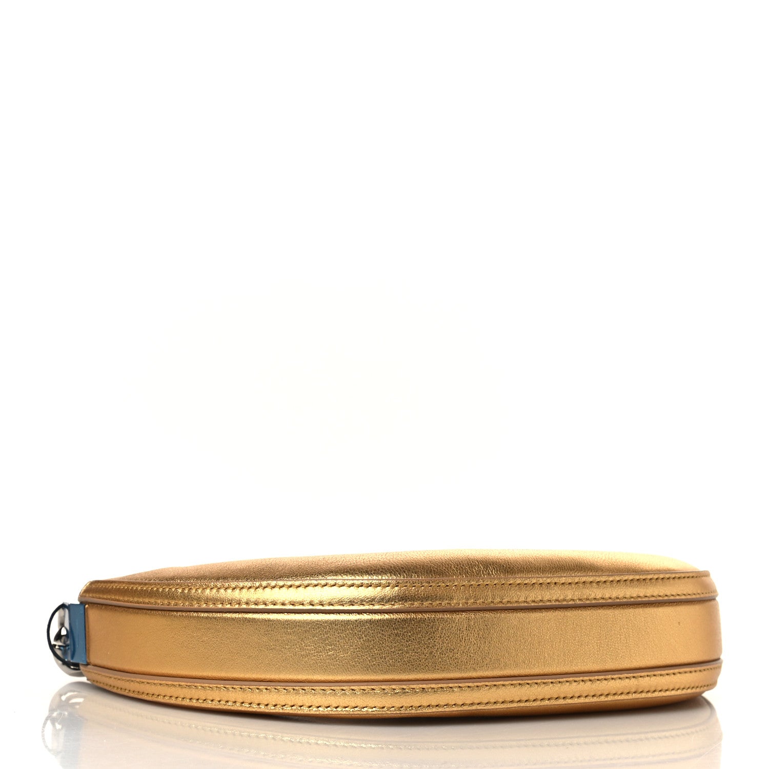 Burberry Metallic Calfskin Small Olympia Chain Shoulder Bag Gold 3 of 5