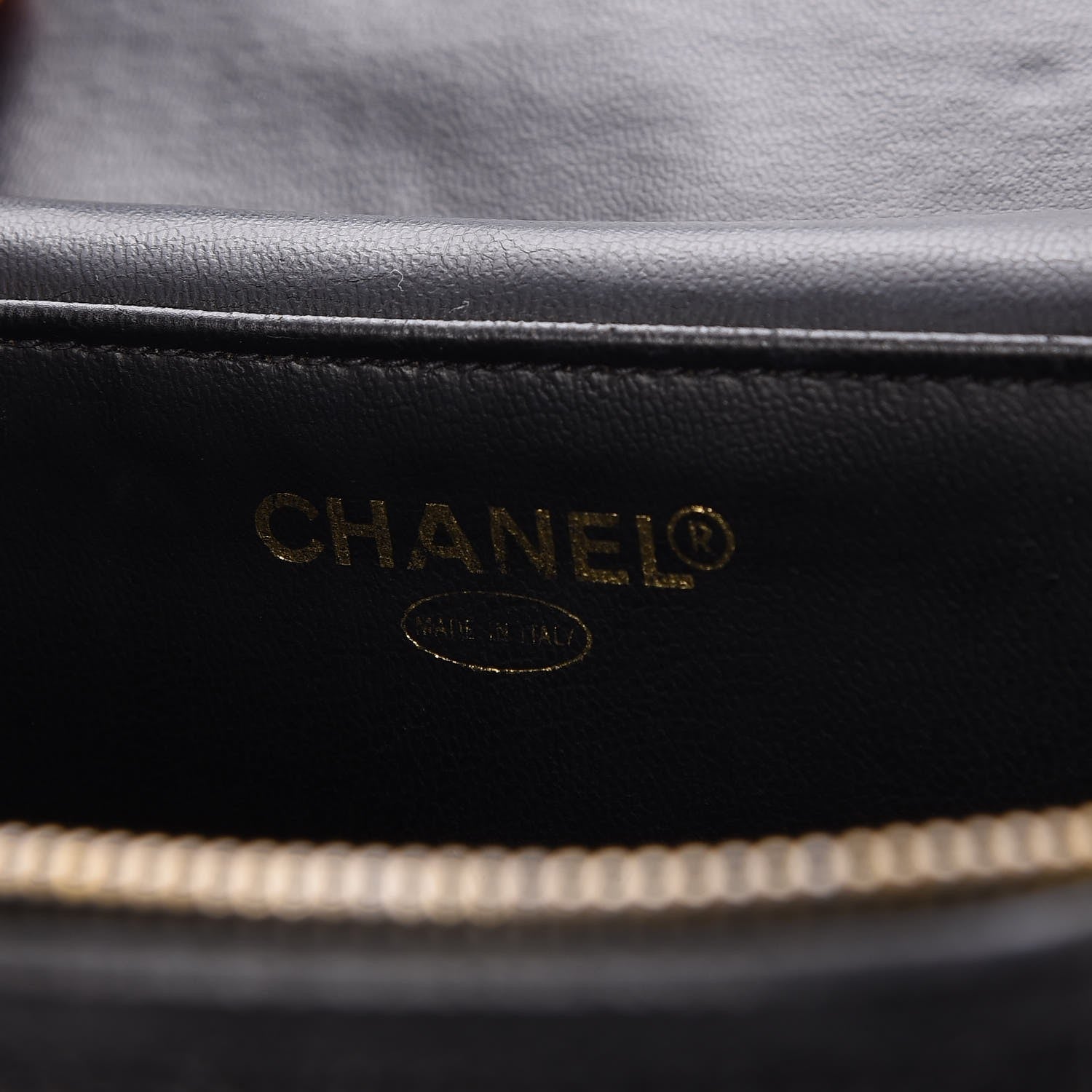 Chanel Caviar Vanity Cosmetic Case Black 6 of 7