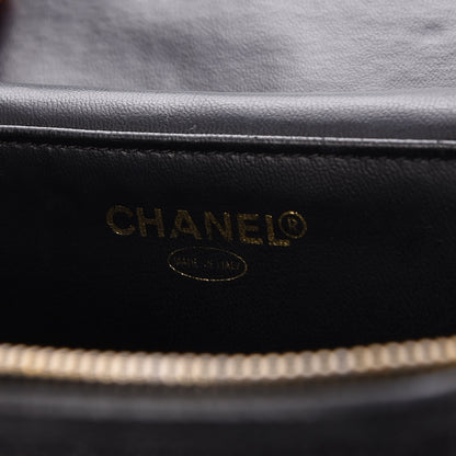 Chanel Caviar Vanity Cosmetic Case Black 6 of 7