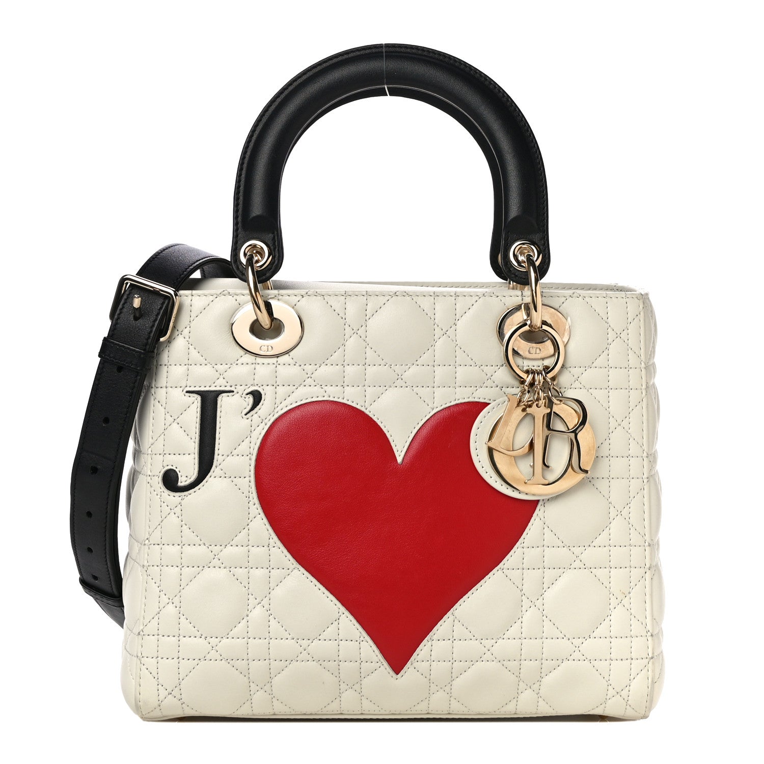 Christian Dior Lambskin Cannage DiorAmour Chinese Valentines Medium Lady Dior Multicolor 1 of 11