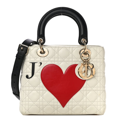 Christian Dior Lambskin Cannage DiorAmour Chinese Valentines Medium Lady Dior Multicolor 1 of 11