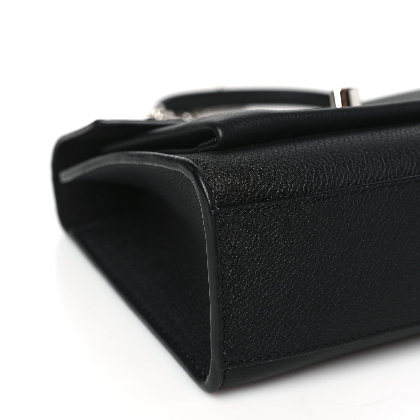 Soft Calfskin Mylockme Chain Bag BB Black