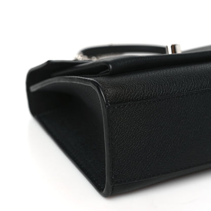 Louis Vuitton Soft Calfskin Mylockme Chain Bag BB Black 8 of 9