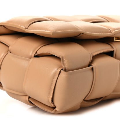 Bottega Veneta Nappa Maxi Intreccio Padded Cassette Crossbody Bag Almond 9 of 12
