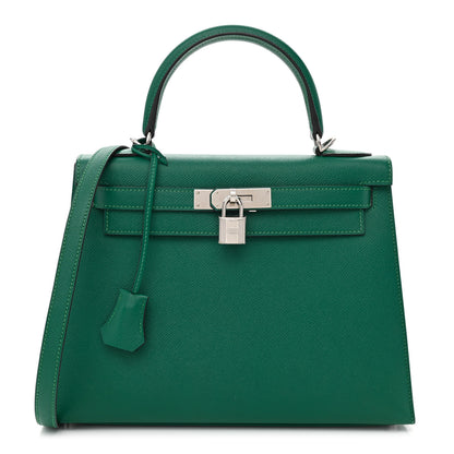 Hermes Epsom Kelly Sellier 28 Malachite 1 of 10