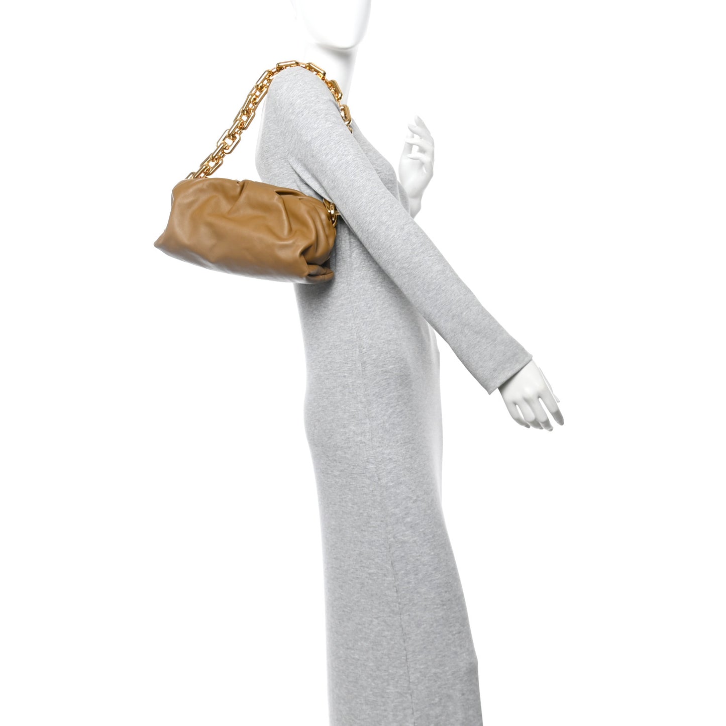 Calfskin The Pouch Chain Moutarde Moutarde