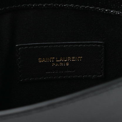 Saint Laurent Grain De Poudre Uptown Pouch Black 6 of 7