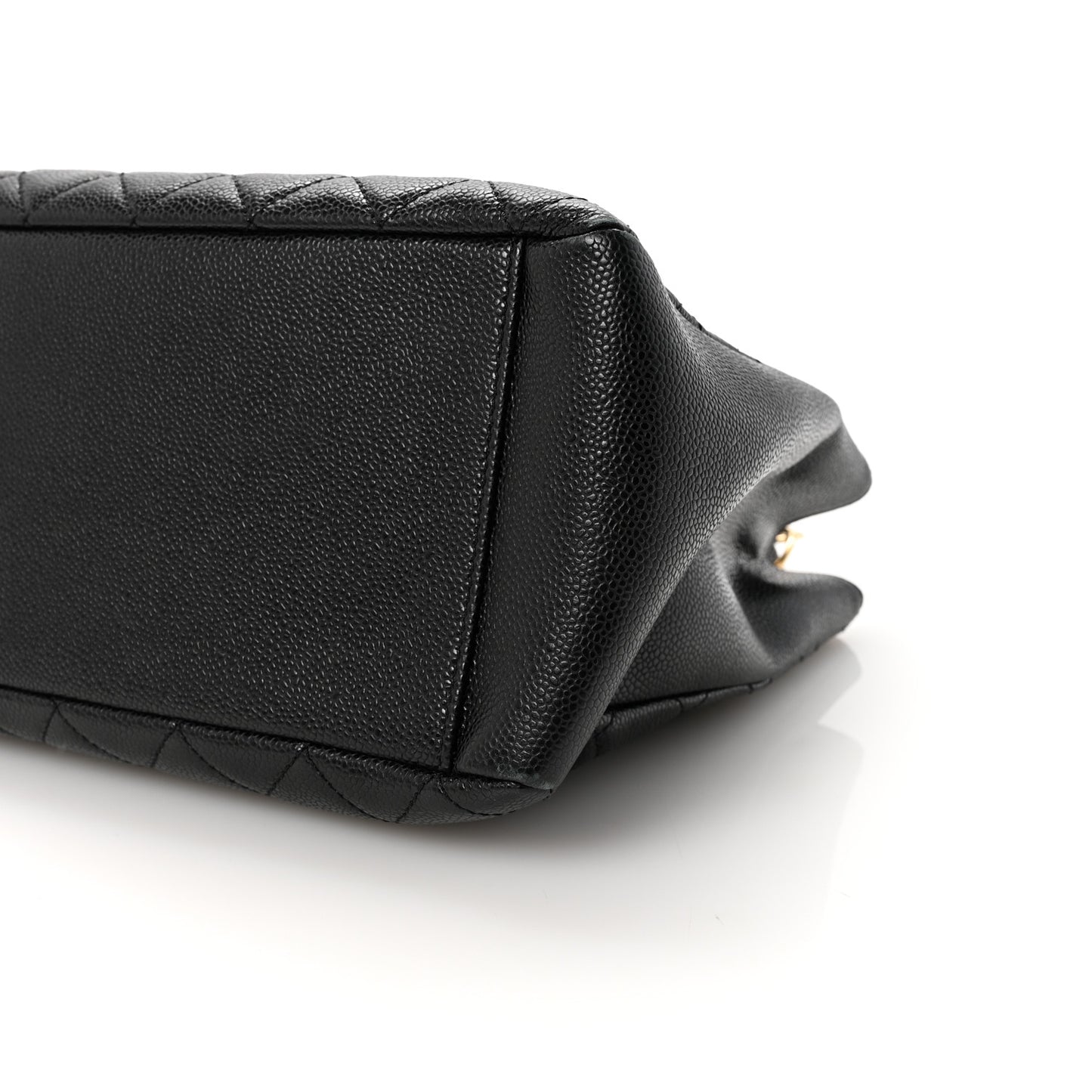 Caviar Quilted Grand Shopping Tote GST Black