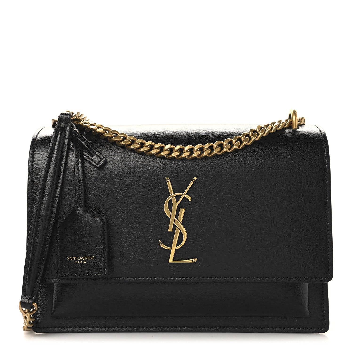 Saint Laurent Calfskin Medium Monogram Sunset Black 1 of 9