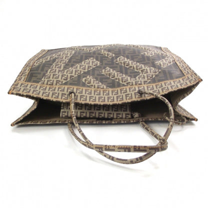 Fendi Zucca Spalmati Large Shopping Tote Tobacco 5 of 11
