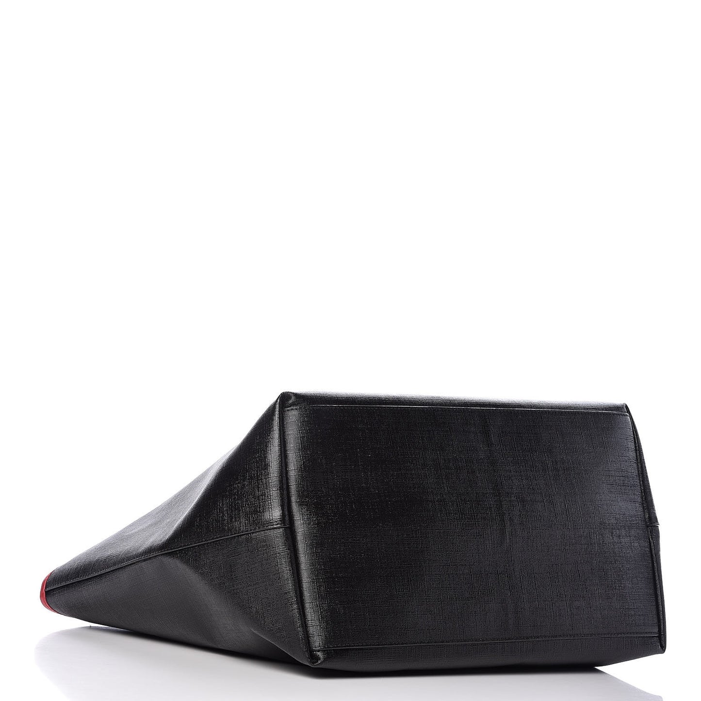 Coated Canvas Vintage 90's Logo Tote Black