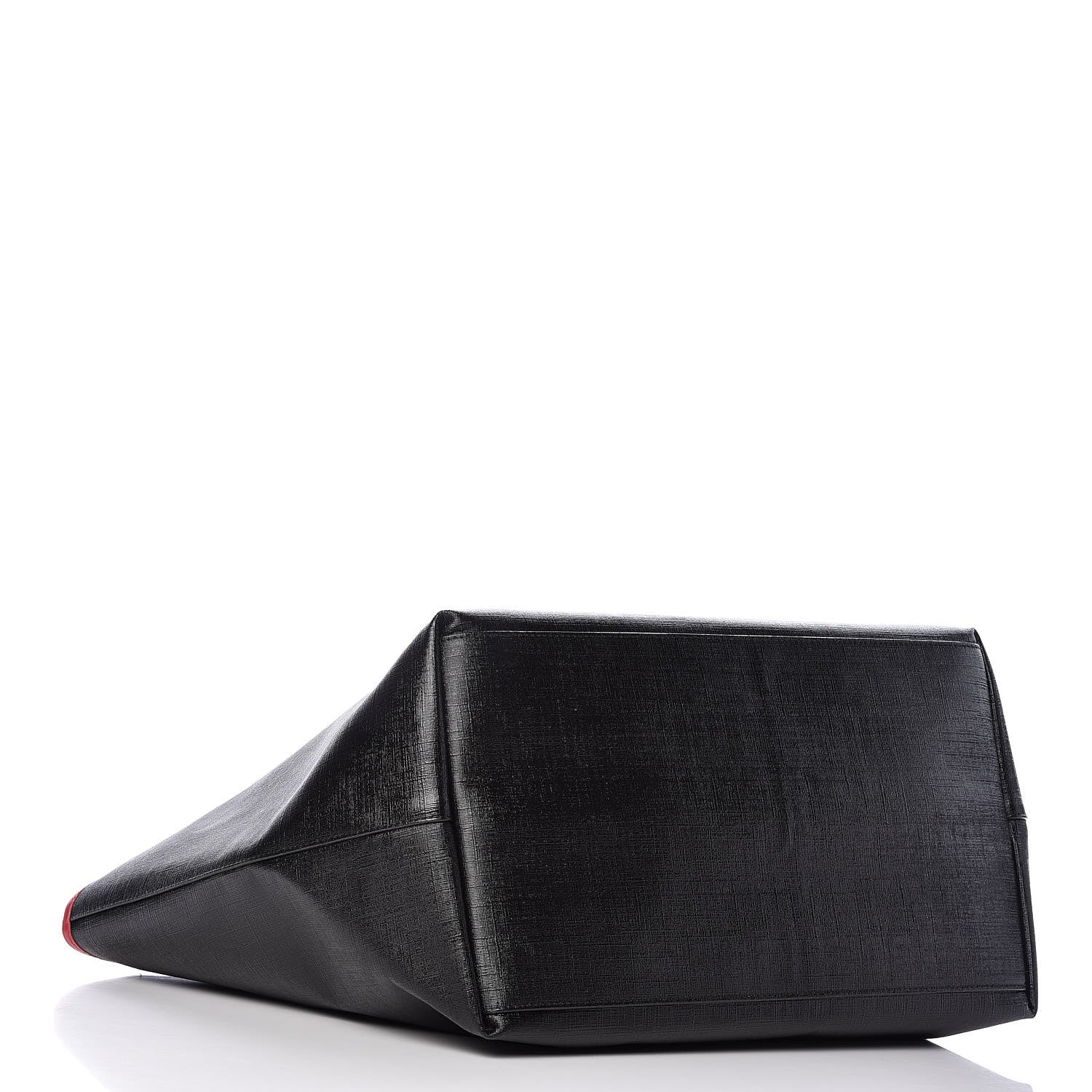 Versace Coated Canvas Vintage 90's Logo Tote Black 4 of 8